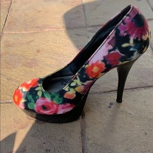 Floral heels